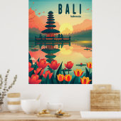 Poster Bali Indonésie Voyages (Cuisine)