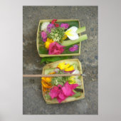 Poster Balinais Avec Paniers (Devant)