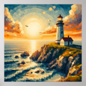 Poster Balise côtière (Devant)