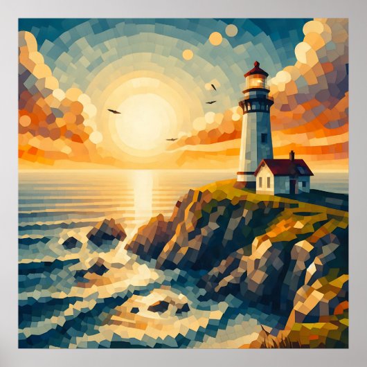 Poster Balise côtière (Devant)