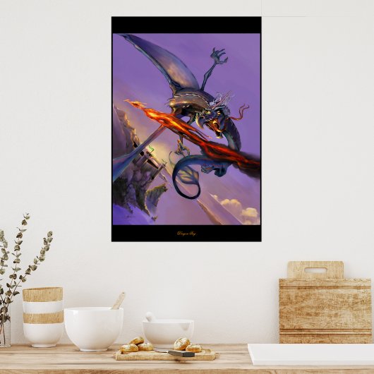 Poster Balise Dragon (Cuisine)