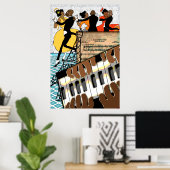 Poster Ball de bébé de jazz (Bureau à domicile)