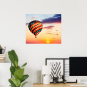 Poster Balle à air chaud (Bureau à domicile)