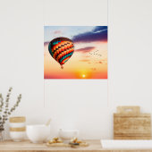 Poster Balle à air chaud (Cuisine)