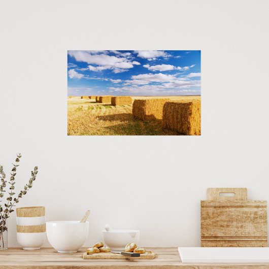 Poster Balle à foin carré (Cuisine)