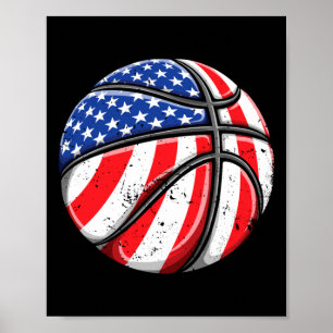 Poster Balle de baseball 4 juillet garçons enfants hommes