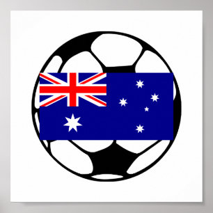 Poster Balle de football d'Australie