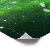 Poster Balle de football de texte personnalisée (Coin)