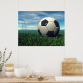 Poster Balle de football (football) (Cuisine)