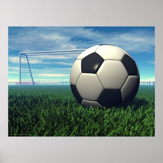 Poster Balle de football (football) (Devant)