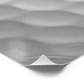 Poster Balle de golf avec texte et numéro personnalisés (Coin)