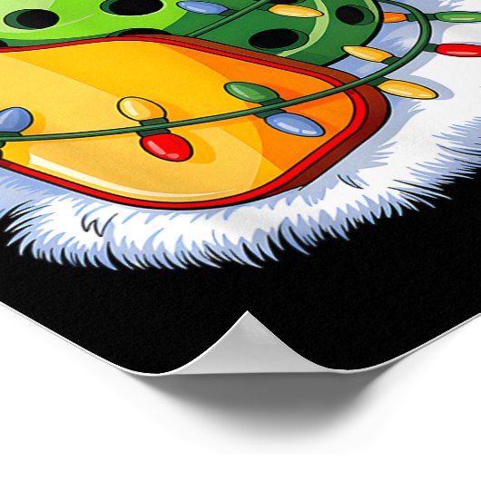 Poster Balle de Noël Père Noël Xmas (Coin)