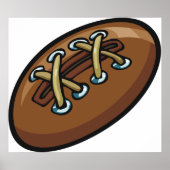 Poster Balle de rugby (Devant)