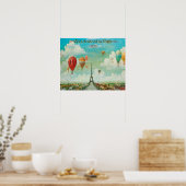 Poster Ballerie au-dessus de Paris (Cuisine)