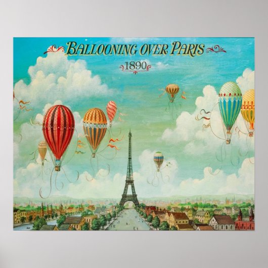 Poster Ballerie au-dessus de Paris (Devant)