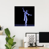 POSTER : Ballerina Blue (Bureau à domicile)