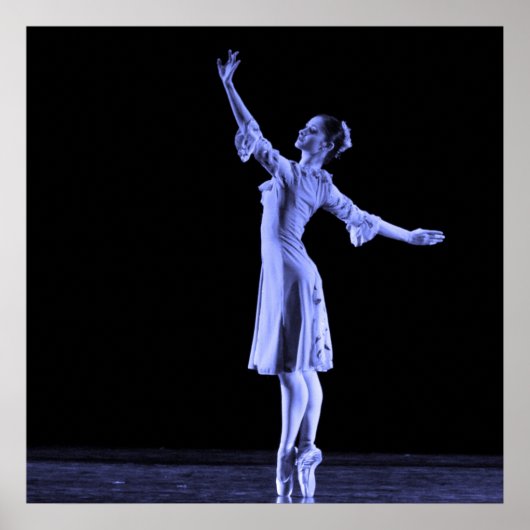 POSTER: Ballerina Blue Poster (Voorkant)
