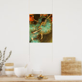 Poster Ballerina Dance Green Dancer Edger Degas Peinture (Cuisine)