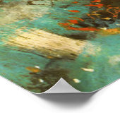 Poster Ballerina Dance Green Dancer Edger Degas Peinture (Coin)