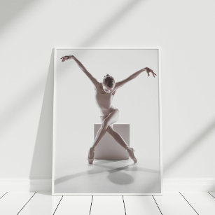 Poster Ballerina Dancer Art Photographique Moderne