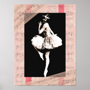 Poster Ballerina Dancing