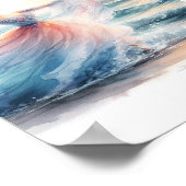 Poster Ballerina Dancing on the Ocean (Coin)