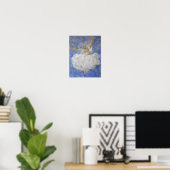 Poster Ballerina dansant dans les nuages (Bureau à domicile)