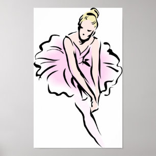 Poster Ballerina, danseuse