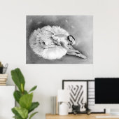 Poster Ballerina Dying Swan (Thuiskantoor)