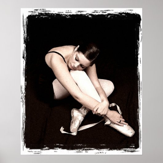Poster Ballerina "Fin de journée" Imprimer (Devant)