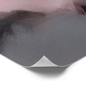 Poster Ballerina peinte en rose (Coin)