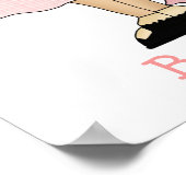 Poster Ballerina pour filles mignonnes (Coin)