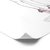 Poster Ballerina rose (Coin)