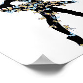 Poster Ballerine de danse aquarelle (Coin)