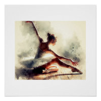 Ballerine en mouvement,