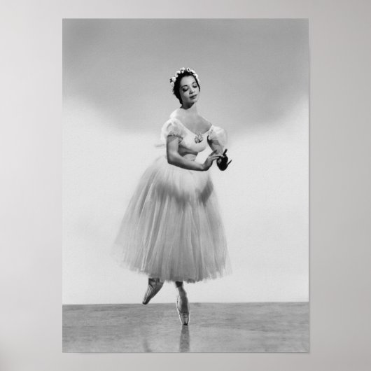 Poster Ballerine Noire (Devant)