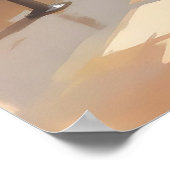 Poster Ballerine sur mesure thème Ballet rose (Coin)