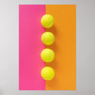 Poster Balles de tennis