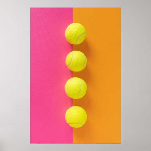 Poster Balles de tennis (Devant)