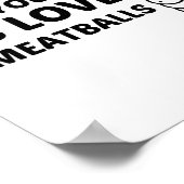 POSTER BALLES DE VIANDE ET AMOUR (Coin)