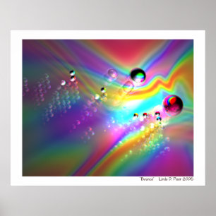 Poster Balles sautantes Abstraites