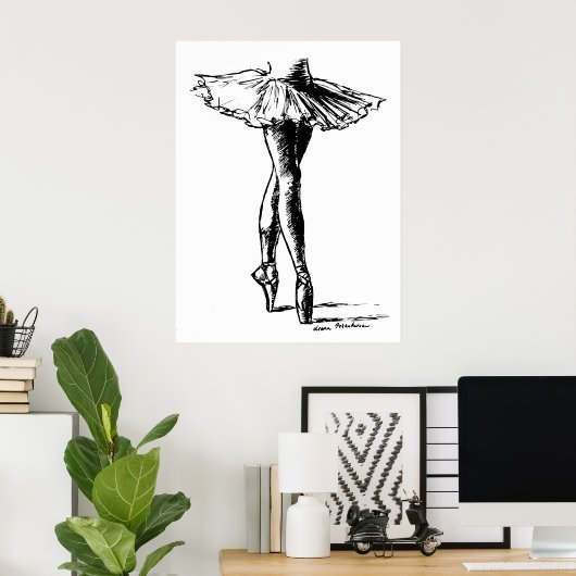 Poster Ballet (Bureau à domicile)