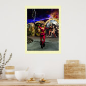 Poster BALLET ANDROID, Science-fiction (Cuisine)