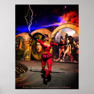 Poster BALLET ANDROID, Science-fiction