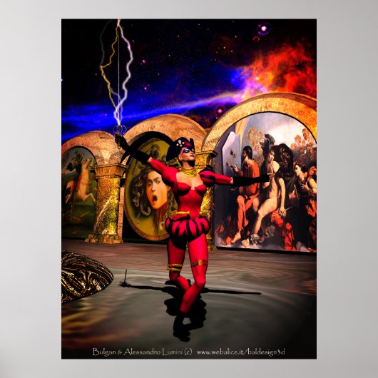 Poster BALLET ANDROID, Science-fiction (Devant)