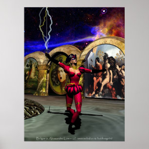 Poster BALLET ANDROÏDE, la science-fiction