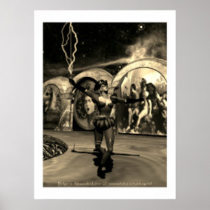 Poster BALLET ANDROÏDE , Science-fiction