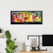 Poster BALLET CARNAVAL / Mascarade vénitienne, Danse, Mus (Bureau à domicile)