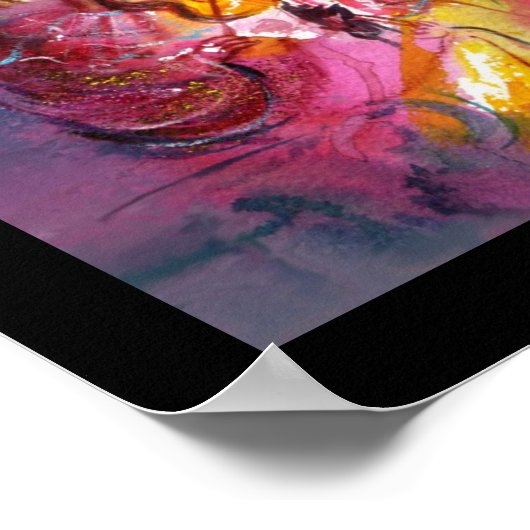 Poster BALLET CARNAVAL / Mascarade vénitienne, Danse, Mus (Coin)