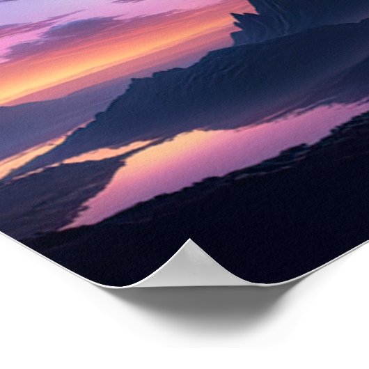 Poster Ballet céleste, témoin de l'éclipse de lune (Coin)